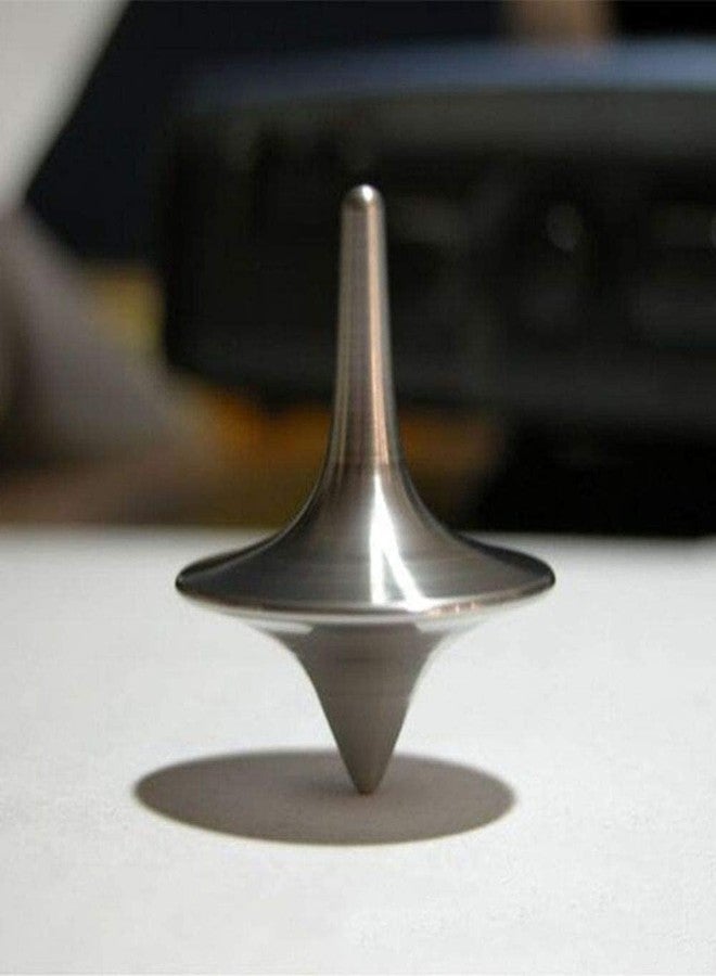 BWESOO Accurate Spinning Top,Portable Precision Metal Spinner Top Premium Exquisite,Balance Desktop Gyro Vintage Totem Zinc Alloy Spinning Top Desk,Forever Spin,Activity Centers - Image 1